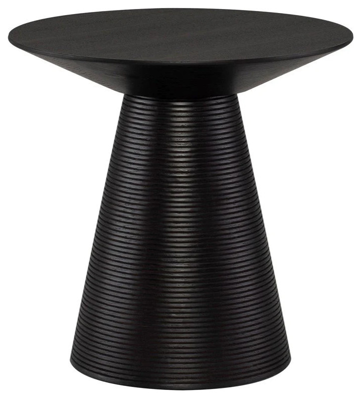 Dahlia Black Side Table   Transitional   Side Tables And End Tables   by Rustic Home Furniture Deco  Houzz