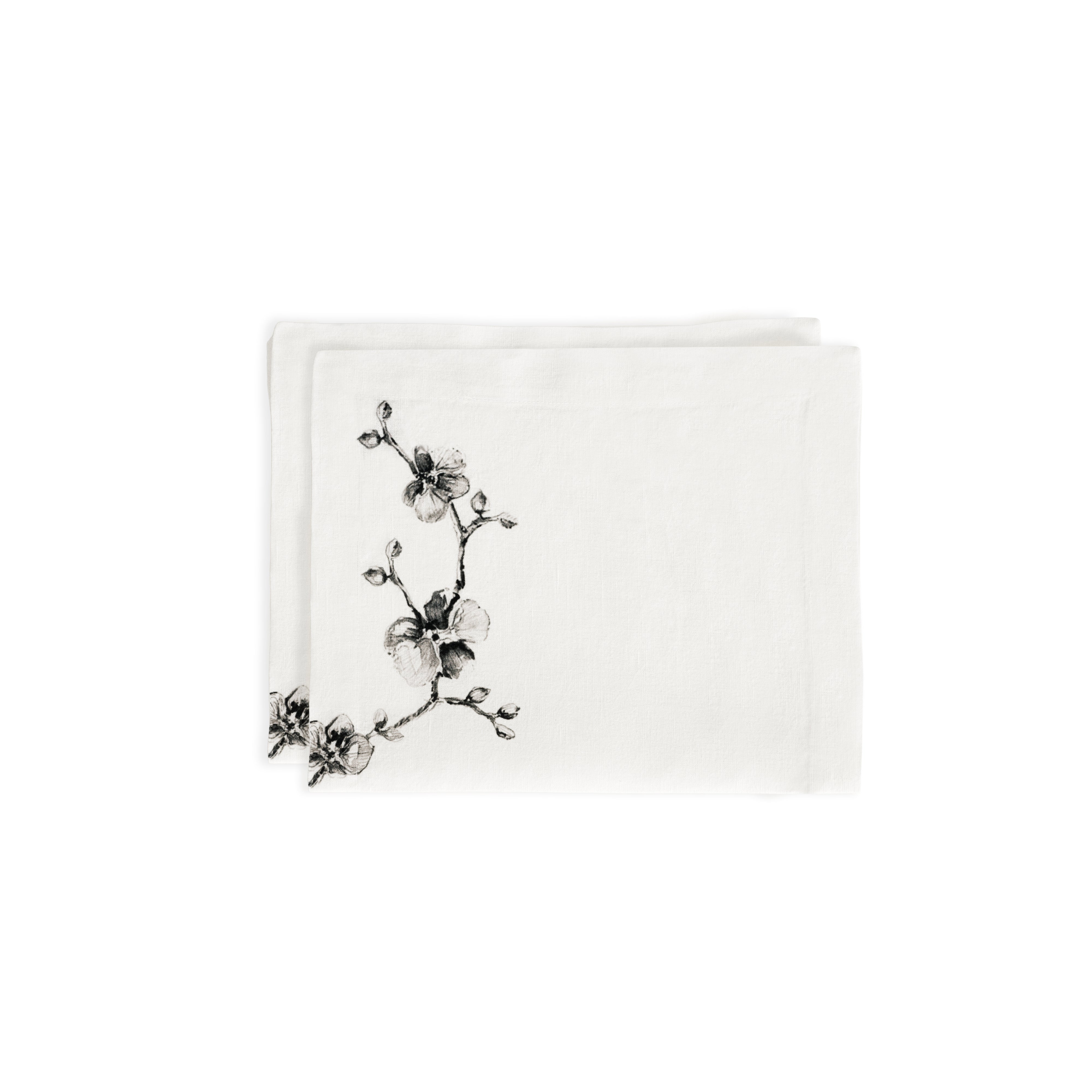 Black Orchid Fingertip Towel Stand