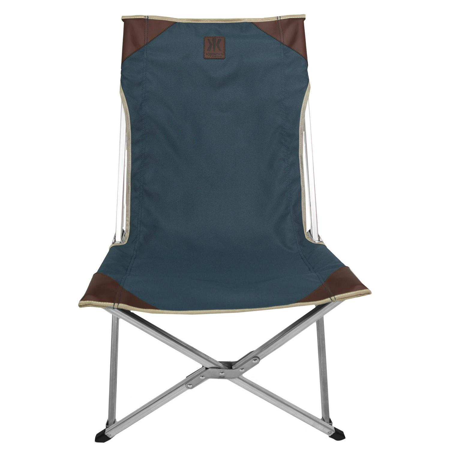 Kijaro Smokey Mountain Blue Repreve Fabric Native Comfort Camping Chair for Outdoor  Crowdfused