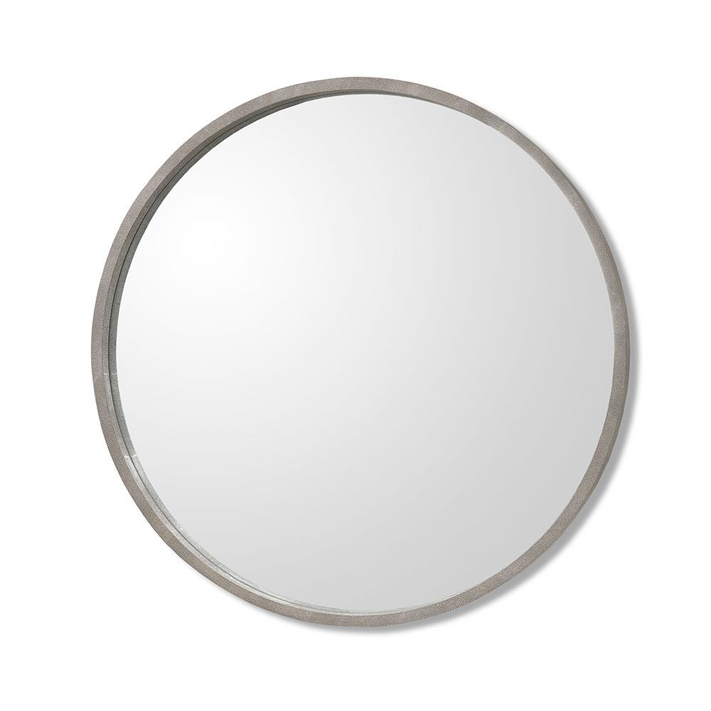 Como Grey Shagreen Mirror