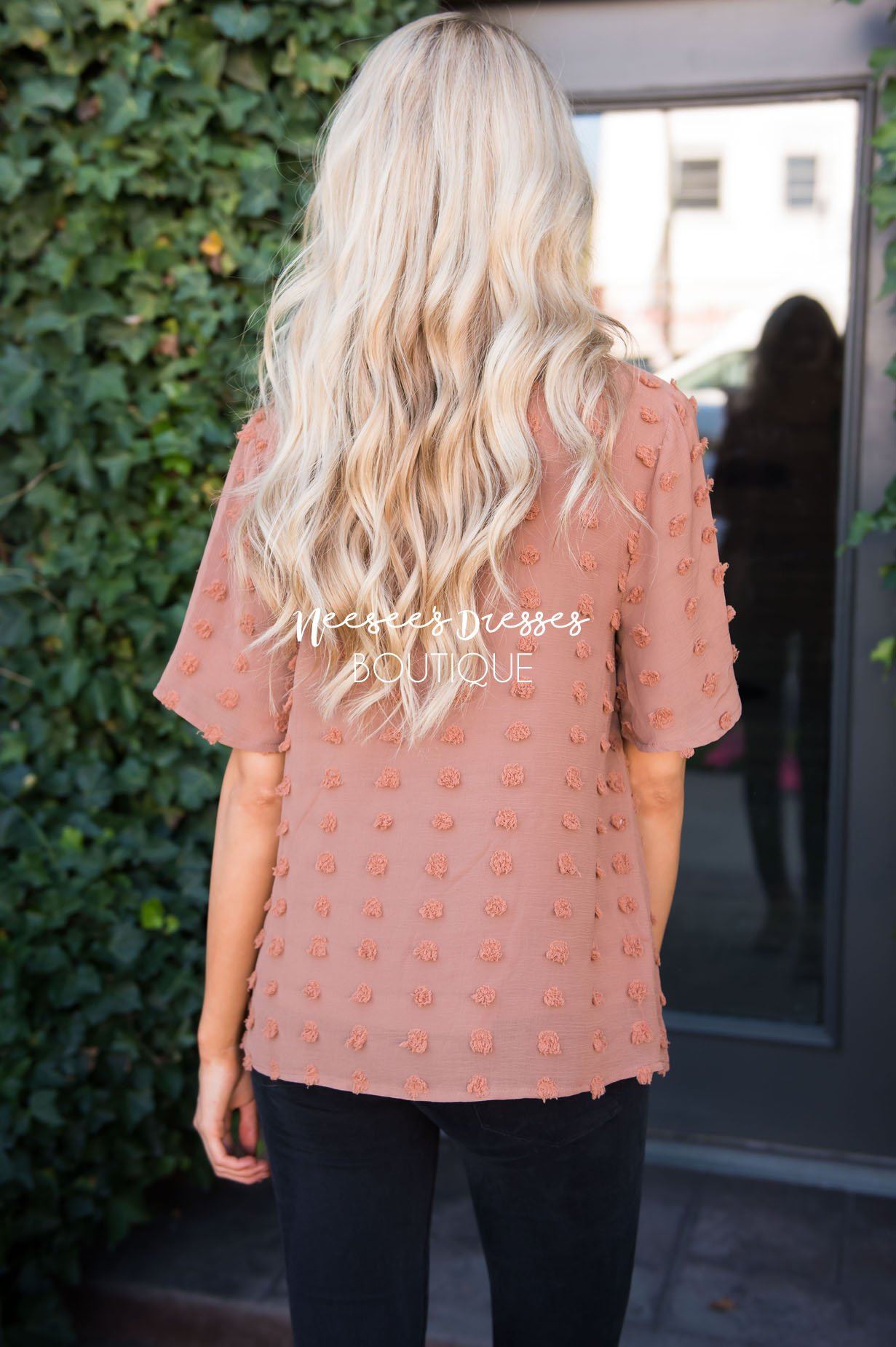 Stunning Swiss Dot Blouse