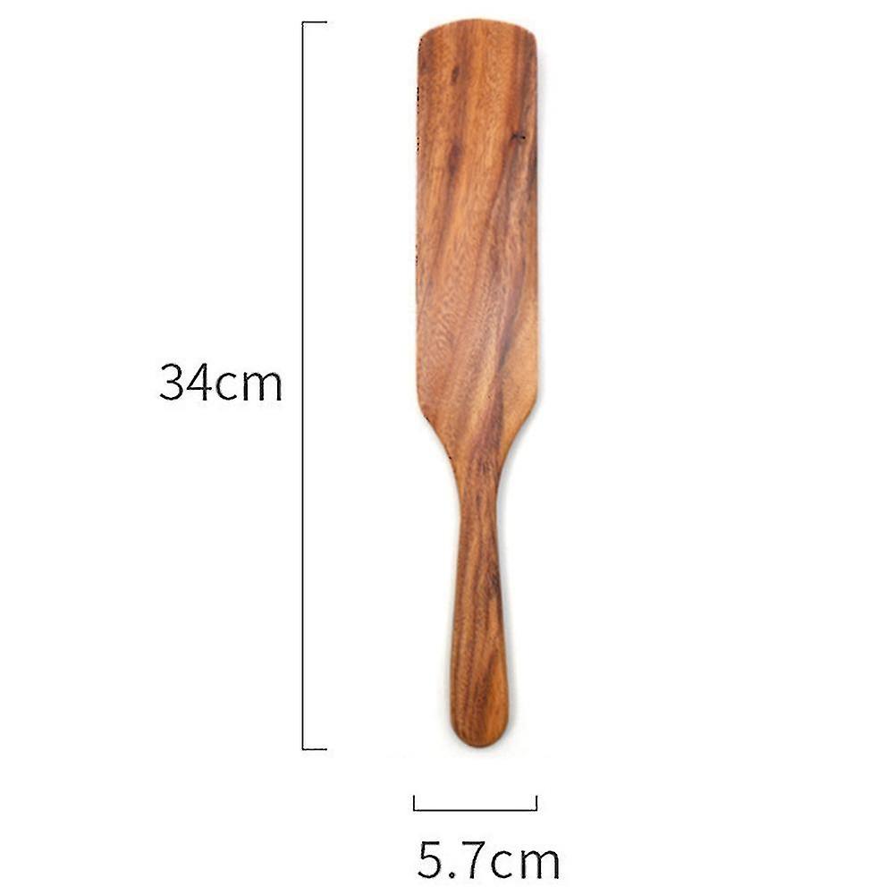 2023-5 Pcs Wooden Spurtles Set，natural Teak Kitchen Utensils Set， Nonstick Cooking Set For Stirring，