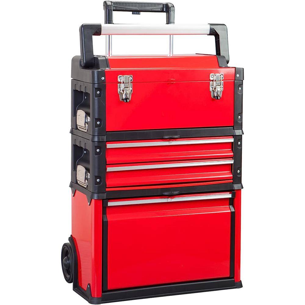 Big Red 19.3 in. L x 9 in. W x 29.3 in. H Modular Tool Box Storage System TRJF-C294ABD