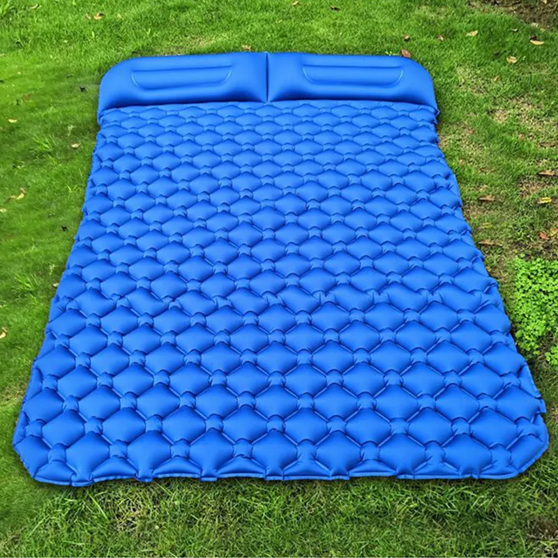 TPU Compact Outdoors Double Self Inflating Camping Sleeping Pads Foldable Ultralight Air Sleeping Pad For Backpacking Hiking