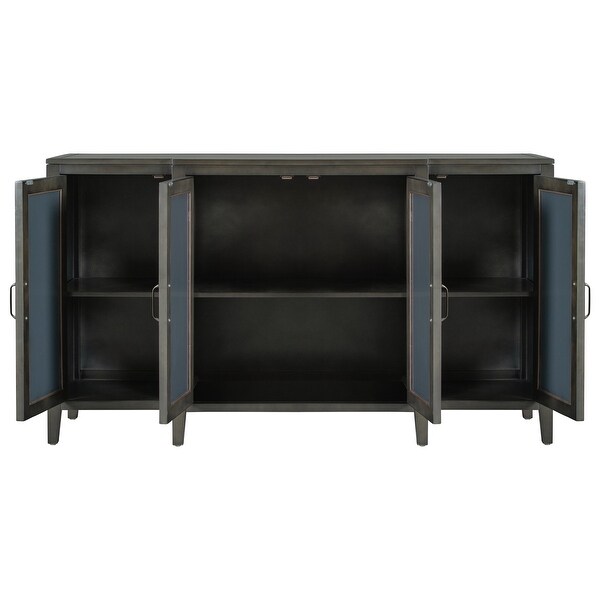 Modern Mirrored Console Table Sideboard for Living Room Dining Room