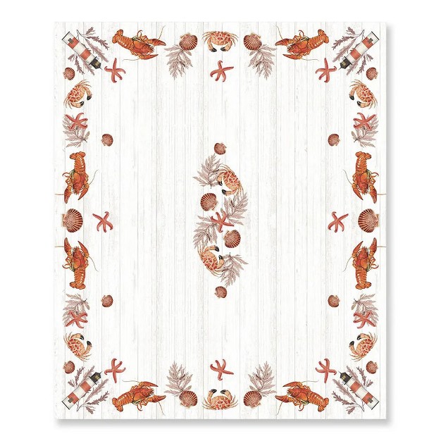 Laural Home Seafood Shack Rectangle Tablecloth