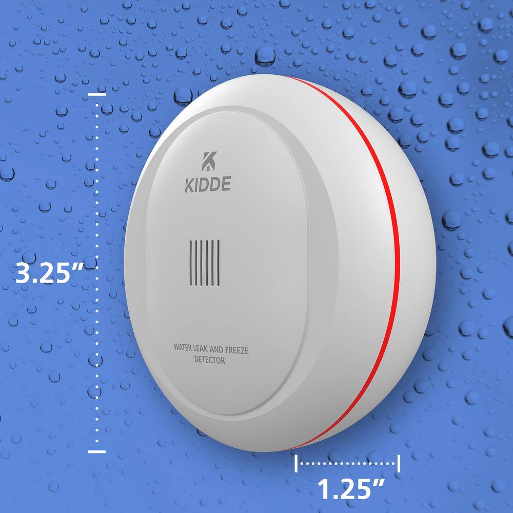 Kidde Kidde Smart Water Leak and Freeze Detector Battery Operated 21031205