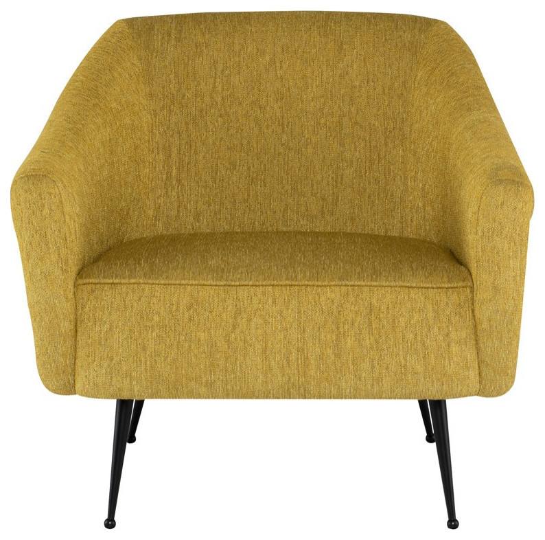 Aminta Occasional Chair palm springs boucle   Midcentury   Armchairs And Accent Chairs   by Virgil Stanis Design  Houzz