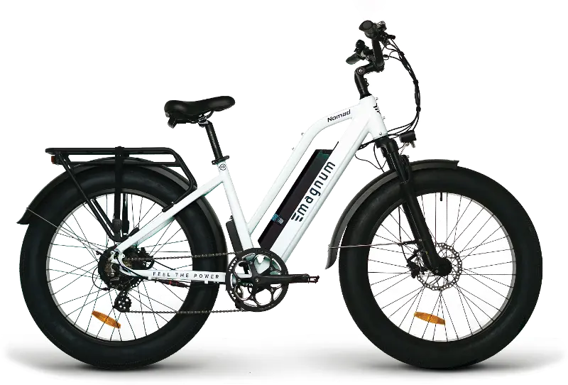 Magnum Nomad 48V 750W White Electric Bike