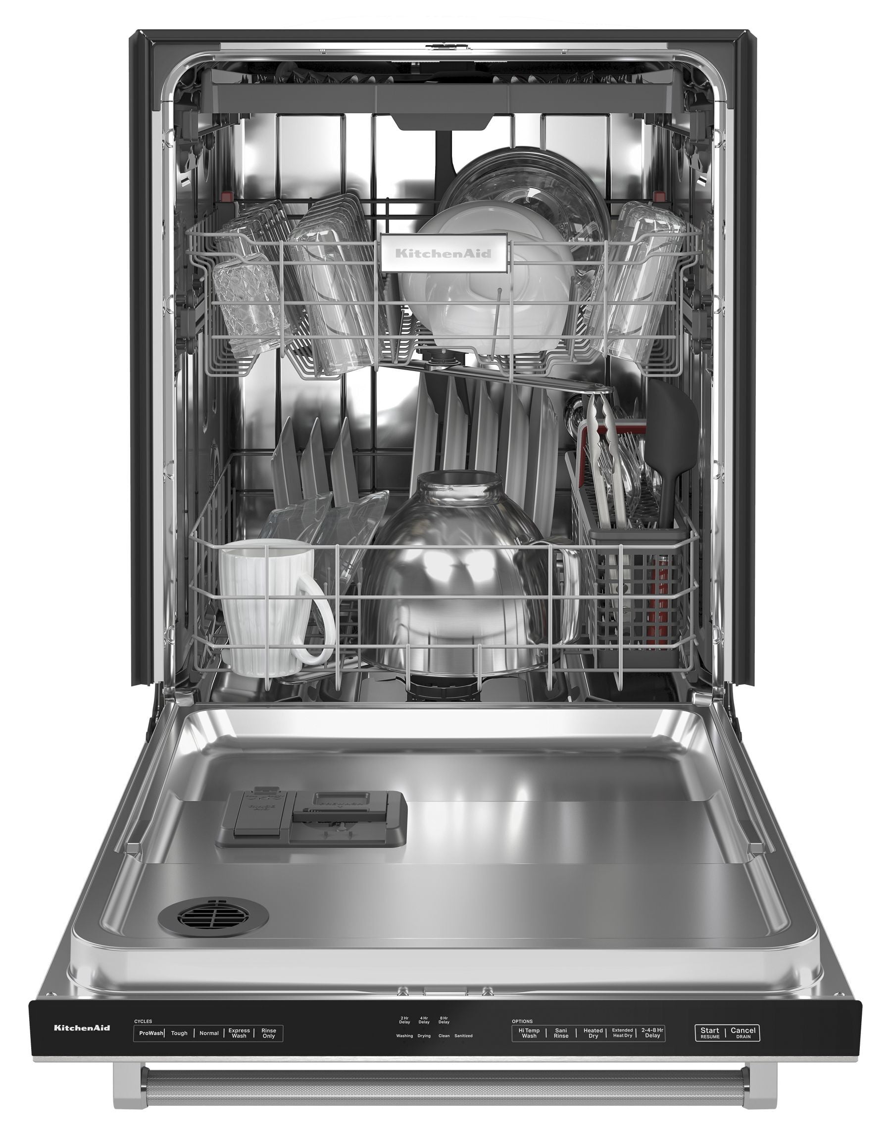 Kitchenaid KDTE204KPS 39 Dba Dishwasher In Printshield Finish With Third Level Utensil Rack - Stainless Steel With Printshield™ Finish