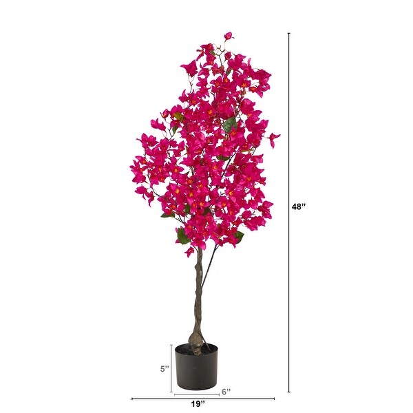 4' Bougainvillea Artificial Tree