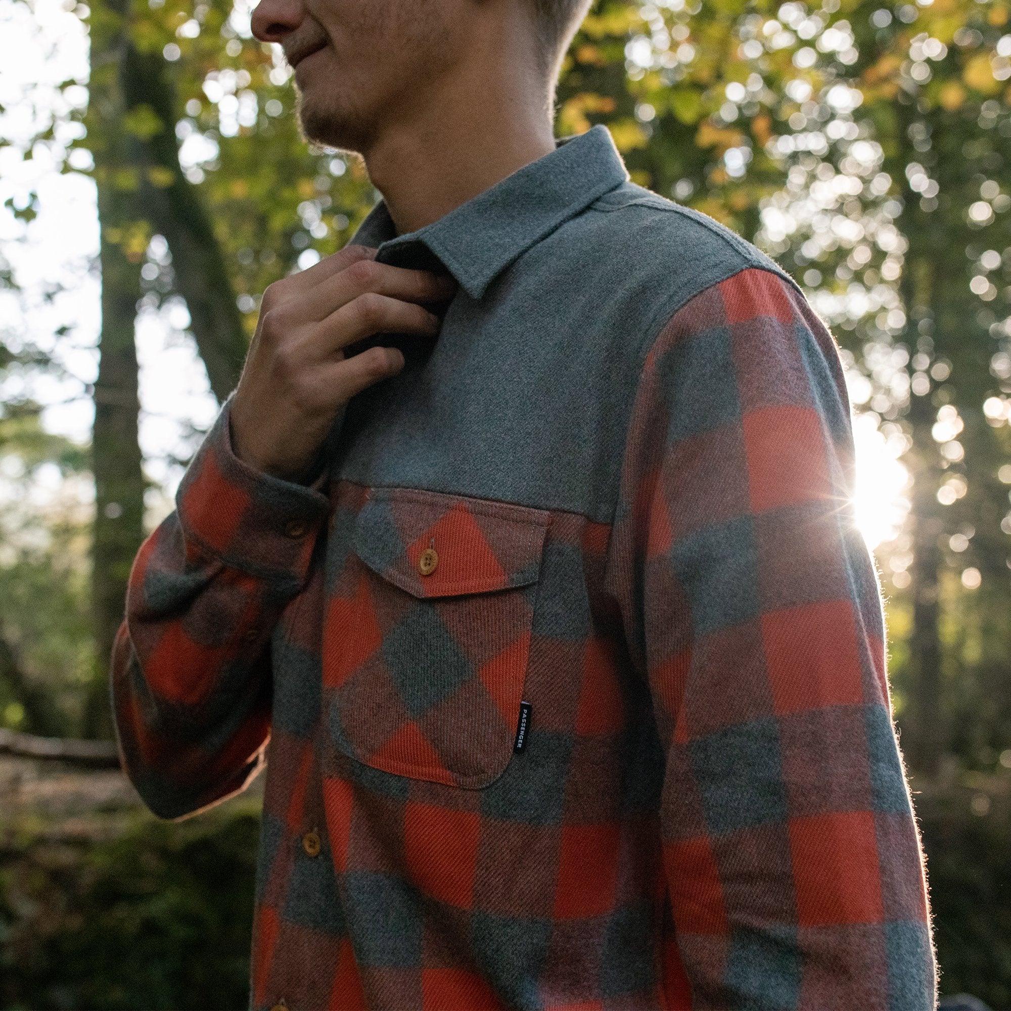 Bozeman Shirt - Buffalo Check Orange