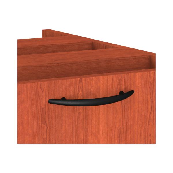 Alera Valencia Series Hanging Pedestal File， Left/Right， 2-Drawer: Box/File， Legal/Letter， Cherry， 15.63 x 20.5 x 19.25