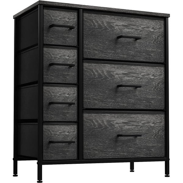 Dresser w/ 7 Drawers - Furniture Storage Tower Unit for Home， Bedroom - - 36791970