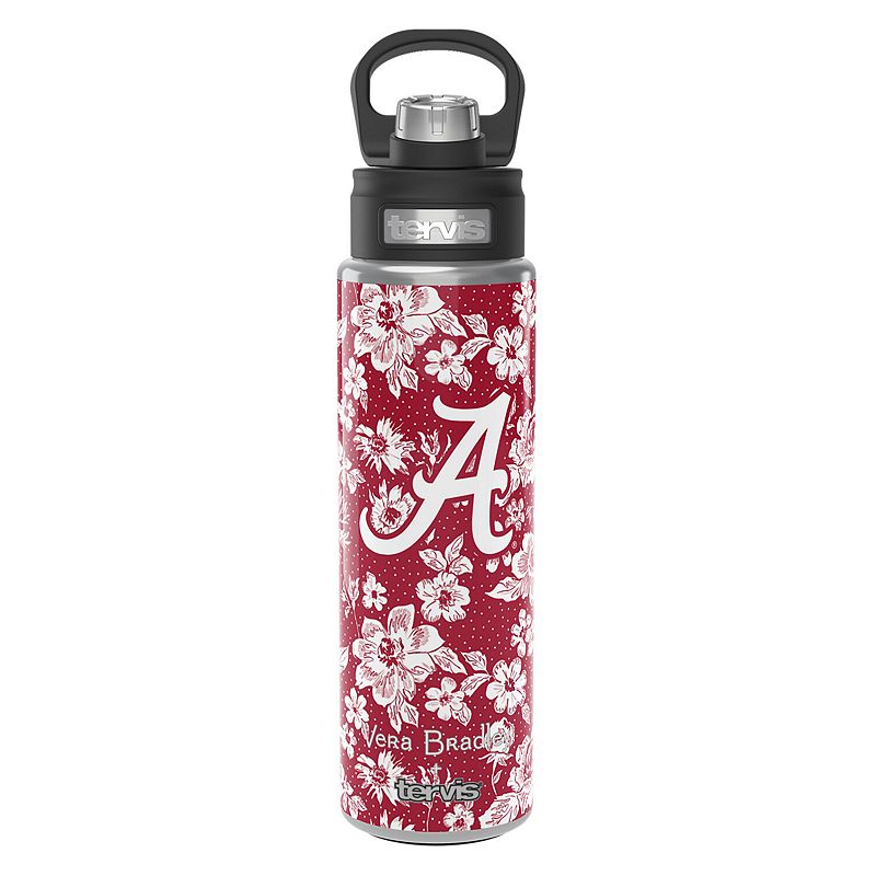 Vera Bradley x Tervis Alabama Crimson Tide 24oz. Wide Mouth Bottle with Deluxe Lid