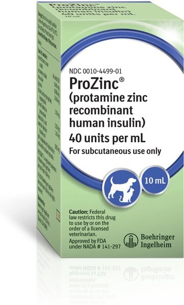 ProZinc (protamine zinc recombinant human insulin) U-40 Injectable for Dogs and Cats