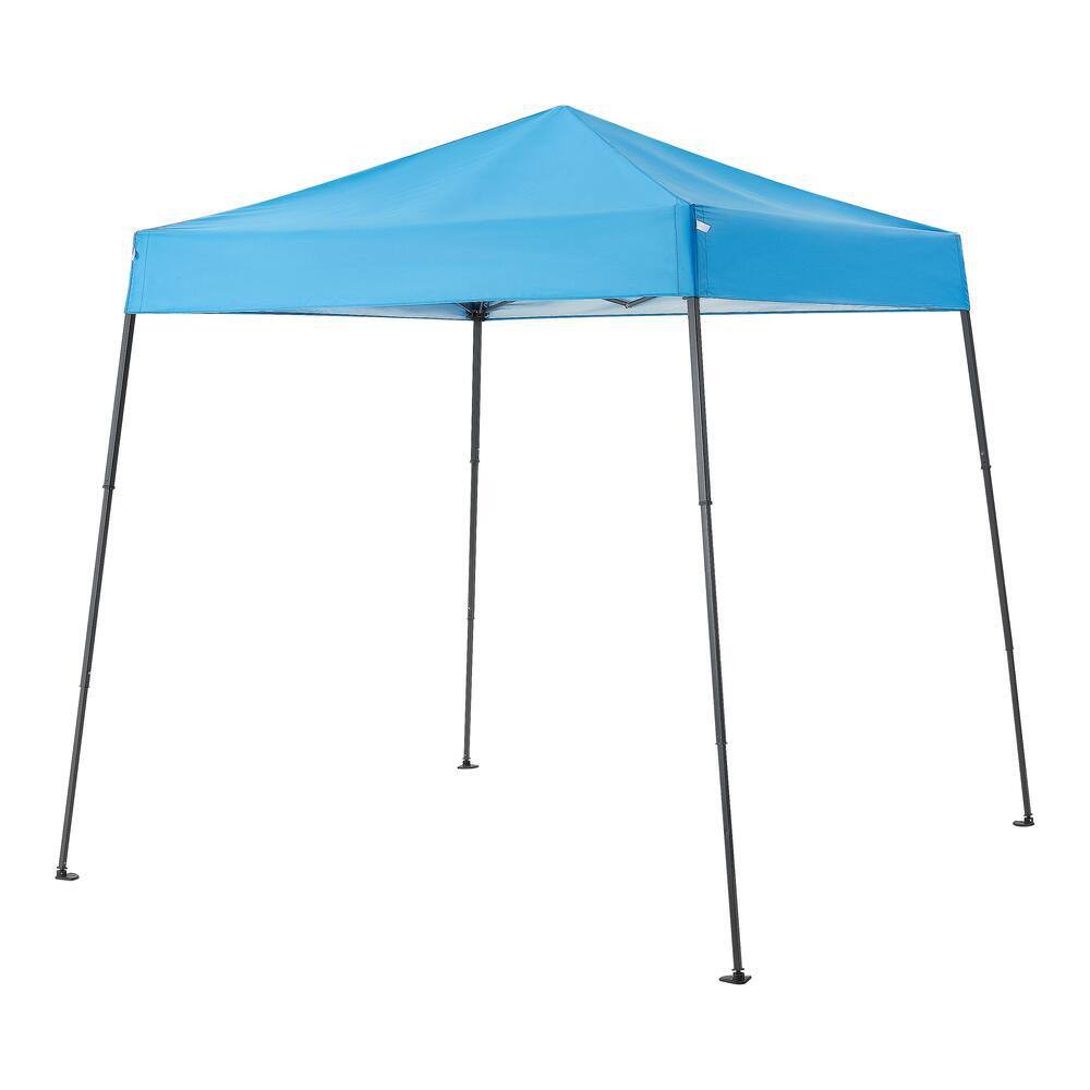 Everbilt 6.5 ft. x 6.5 ft. Steel Blue Instant Canopy Pop-Up Tent CL42