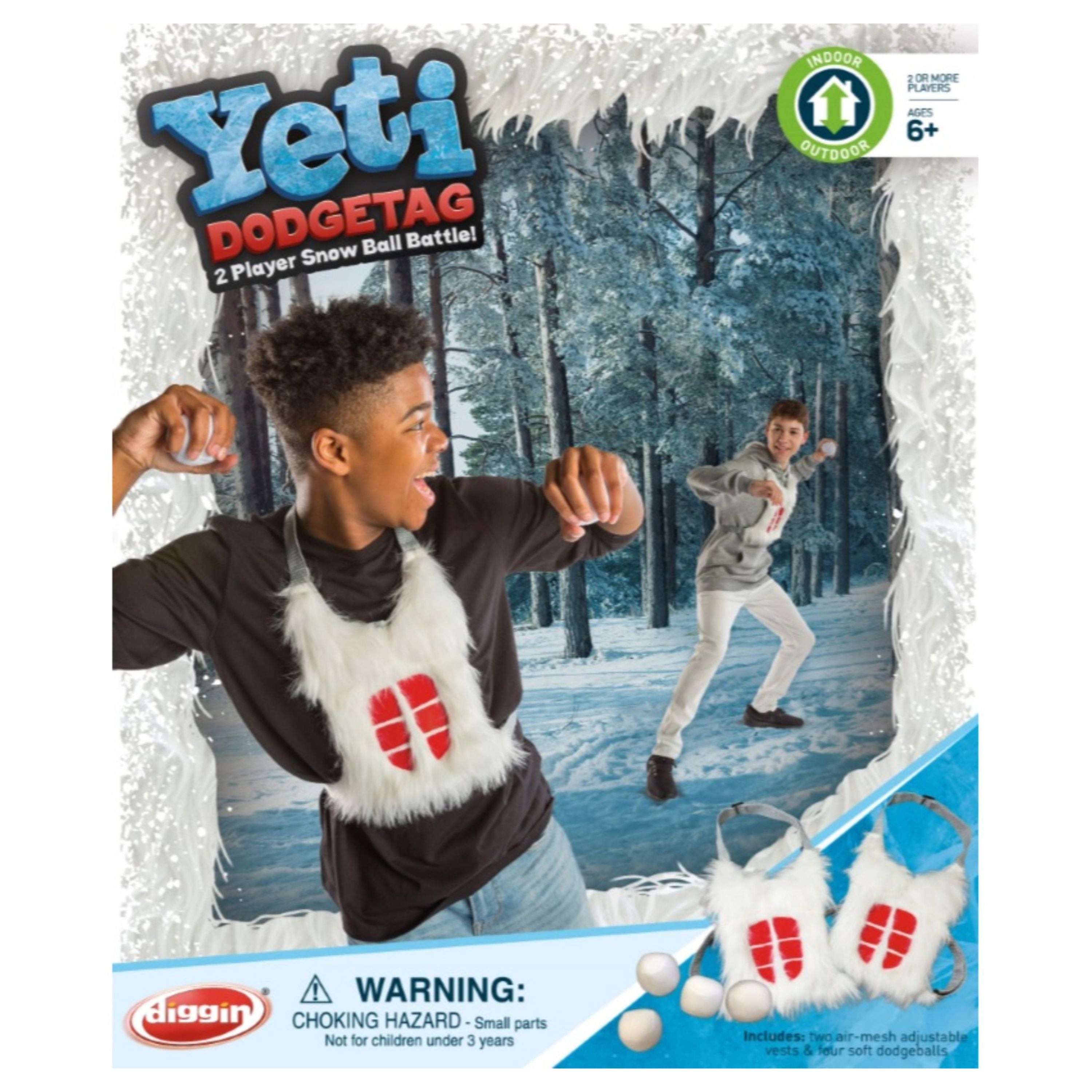 Diggin Active - Yeti Dodgetag - Indoor/Outdoor Dodgeball Game