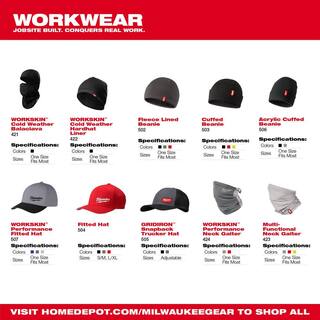 MW Workskin Mid-Weight Hard Hat Liner 422B