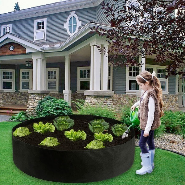 ODOMY Large Growing Raised Plant Bed Garden Flower Planter Elevated Vegetable Box Planting Bags