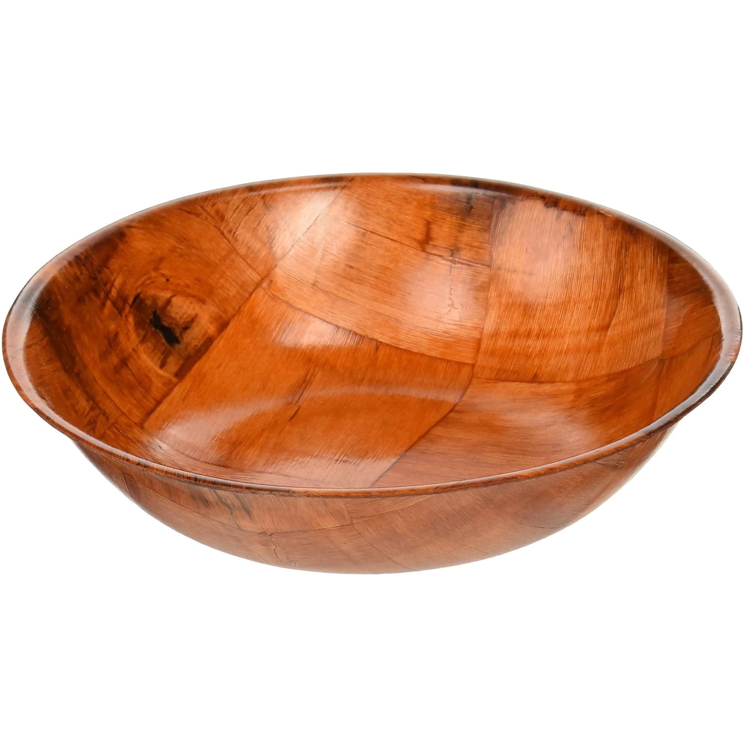 Winco 8 Wooden Salad Serving Bowls