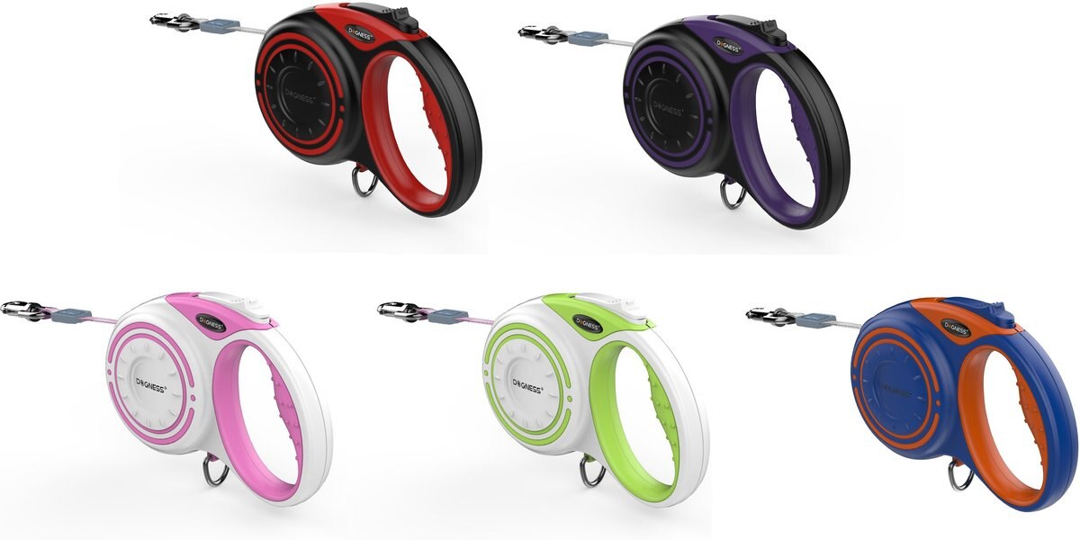 DOGNESS Smart Retractable Dog Leash