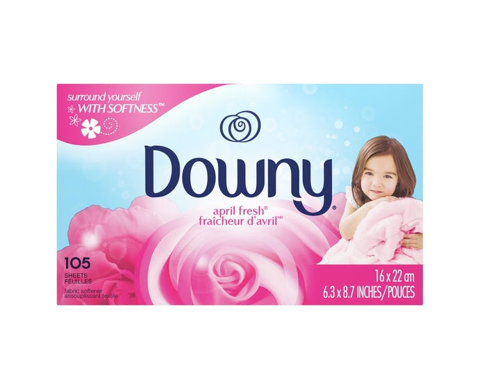 Downy Dryer Sheets， April Fresh Scent， 105 Sheets - 80356057