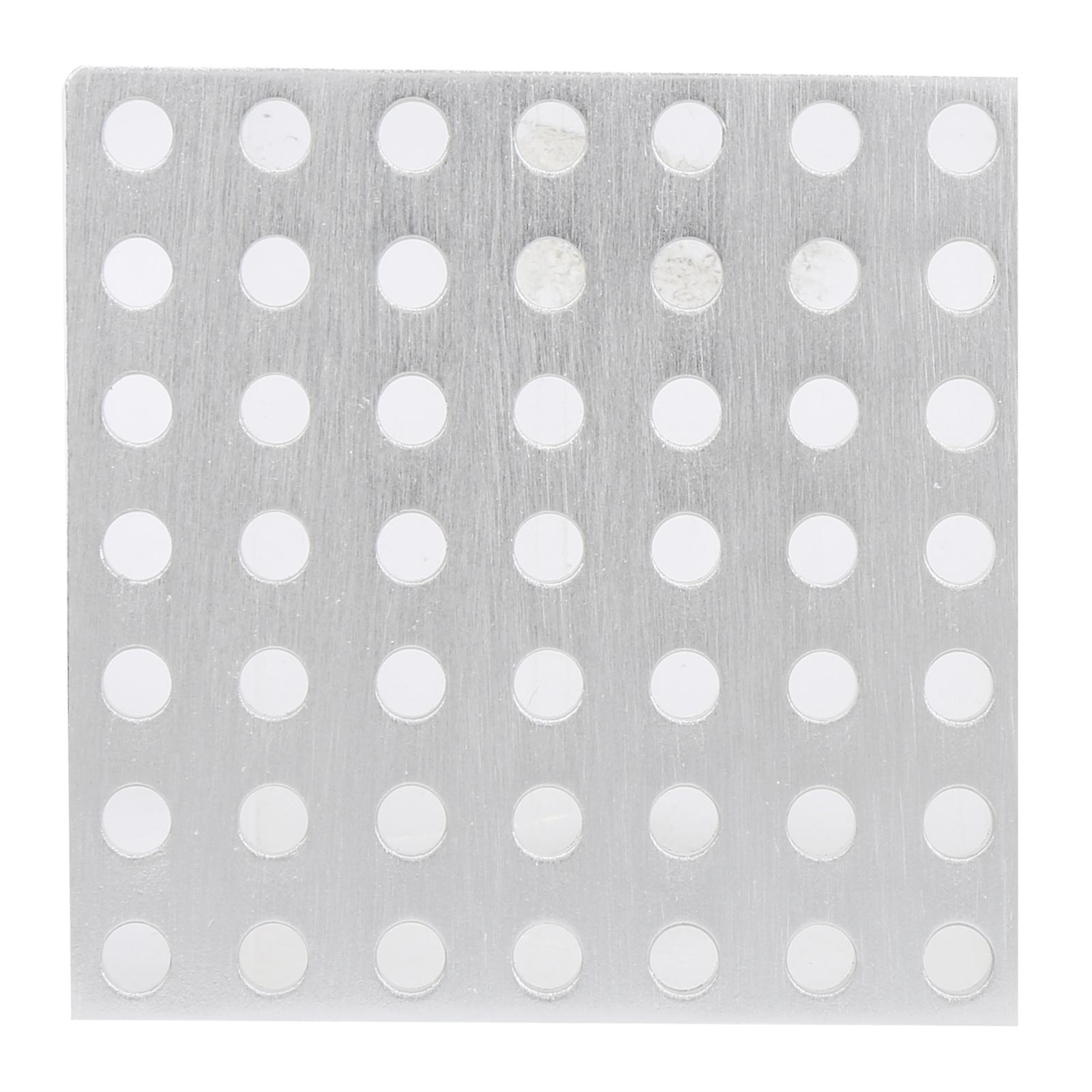 3116‑0056‑0056 Aluminum Grid Plate Board with Excellent Strength to Weight Ratio 7 x 7 Holes