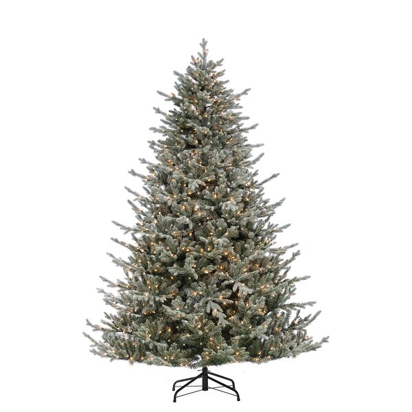 7.5 Foot Lightly Flocked Natural Cut Olympia Fir Tree