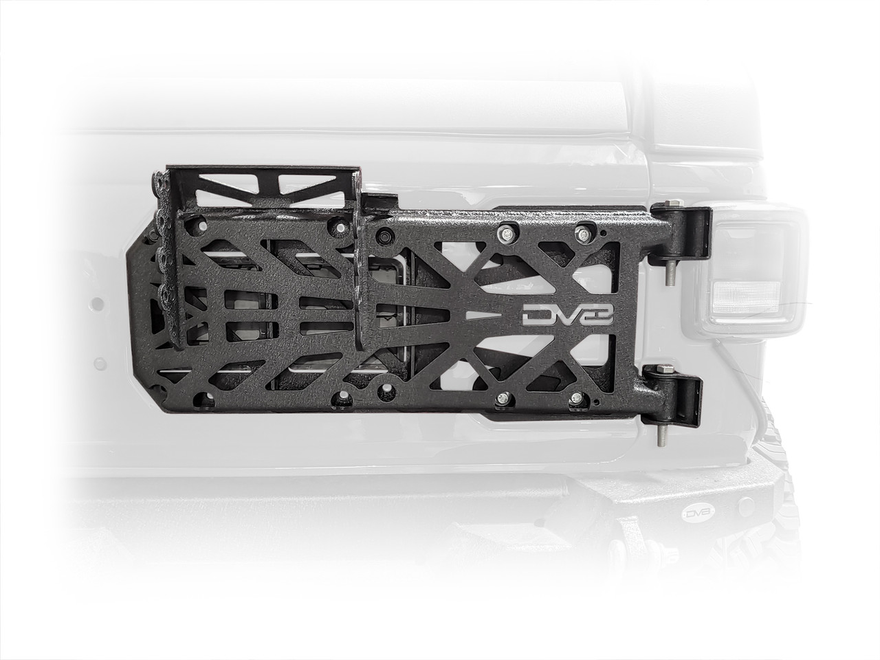 DV8 Offroad Hinge Mounted Tire Carrier Spare Tire Carrier