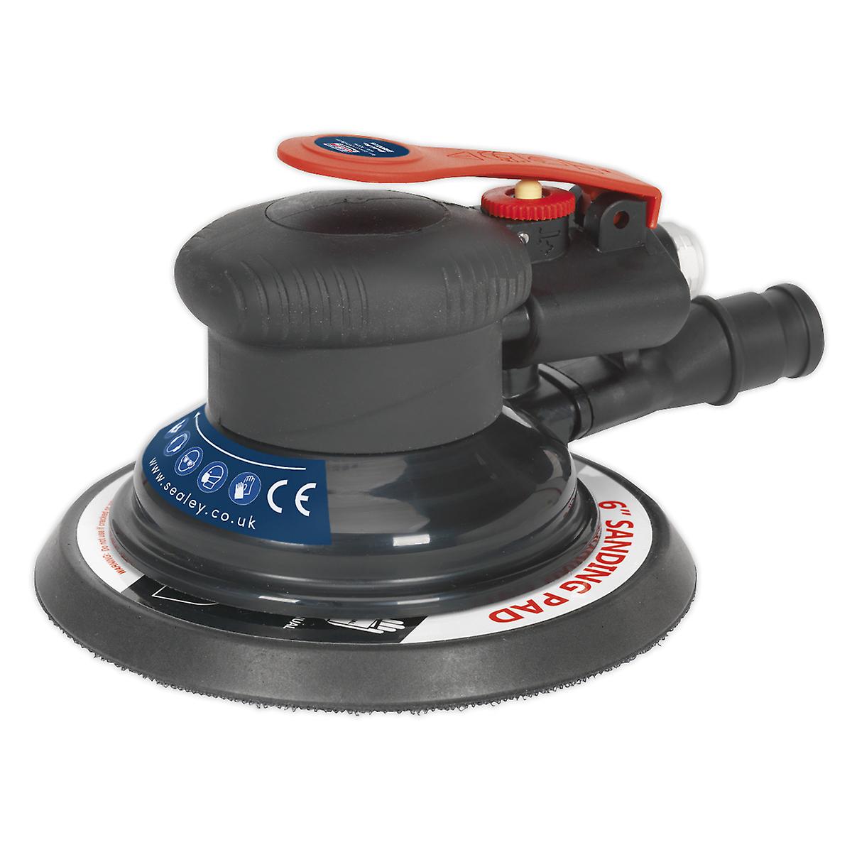 Sealey Sa801 Air Palm Orbital Sander 150Mm Dust-Free