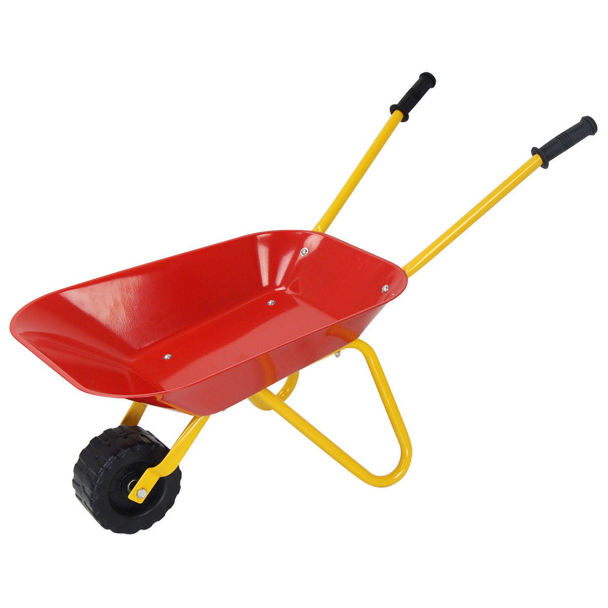 Kids Metal Wheelbarrow, Yard Rover Steel Tray