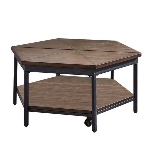 Upton Hexagon Lift Top Coffee Table by Greyson Living