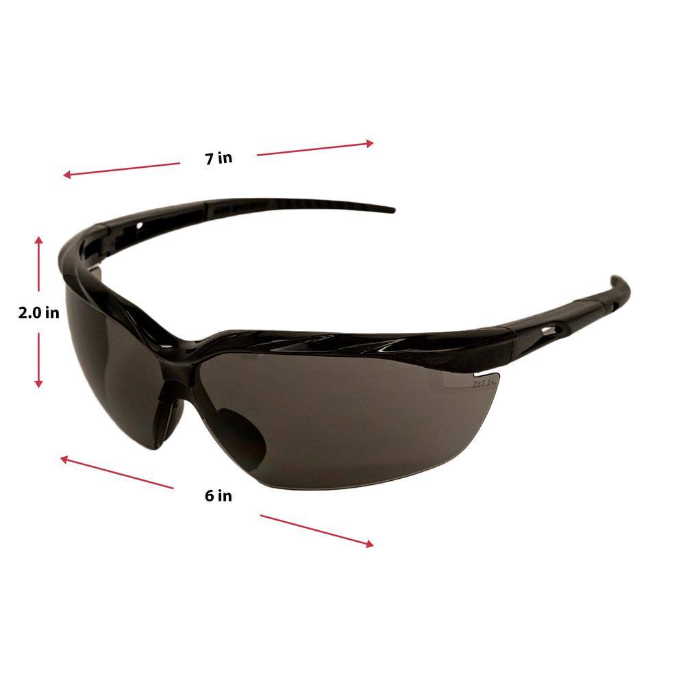 Zayaan Health Black Outdoor Color Lens Black Temple (4-Pairs) SH-OCSG-BKLBKT-MS18-4