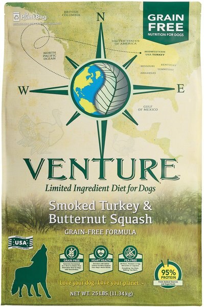 Earthborn Holistic Venture Limited Ingredient Grain-Free Smoked Turkey and Butternut Squash Dry Dog Food