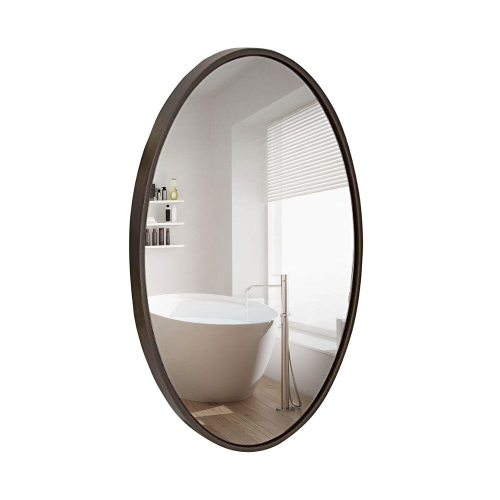 Modern Oval Frame Wall Mirror