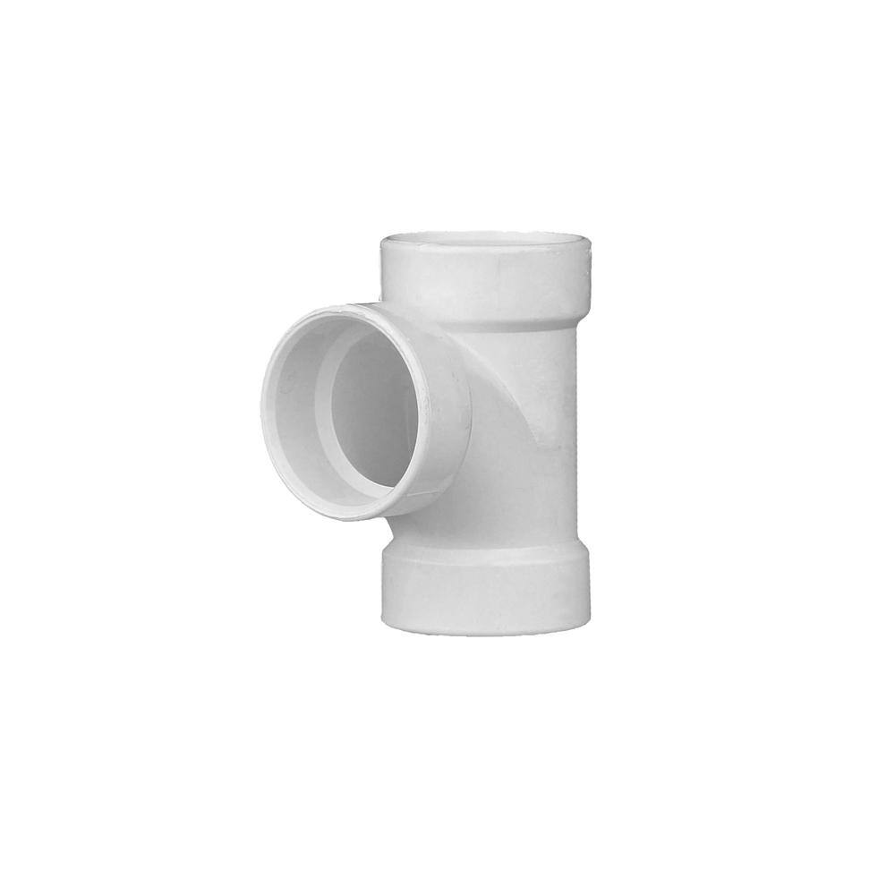 VPC 3 in. PVC DWV All Hub Sanitary Tee Fitting 34-LP400-030B