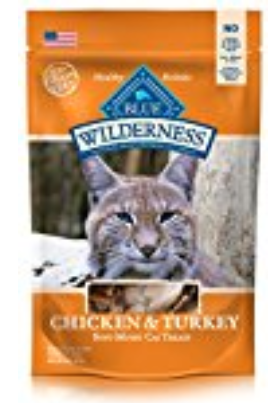 Blue Buffalo Wilderness Chicken and Turkey Grain Free Cat Treats 2 oz.