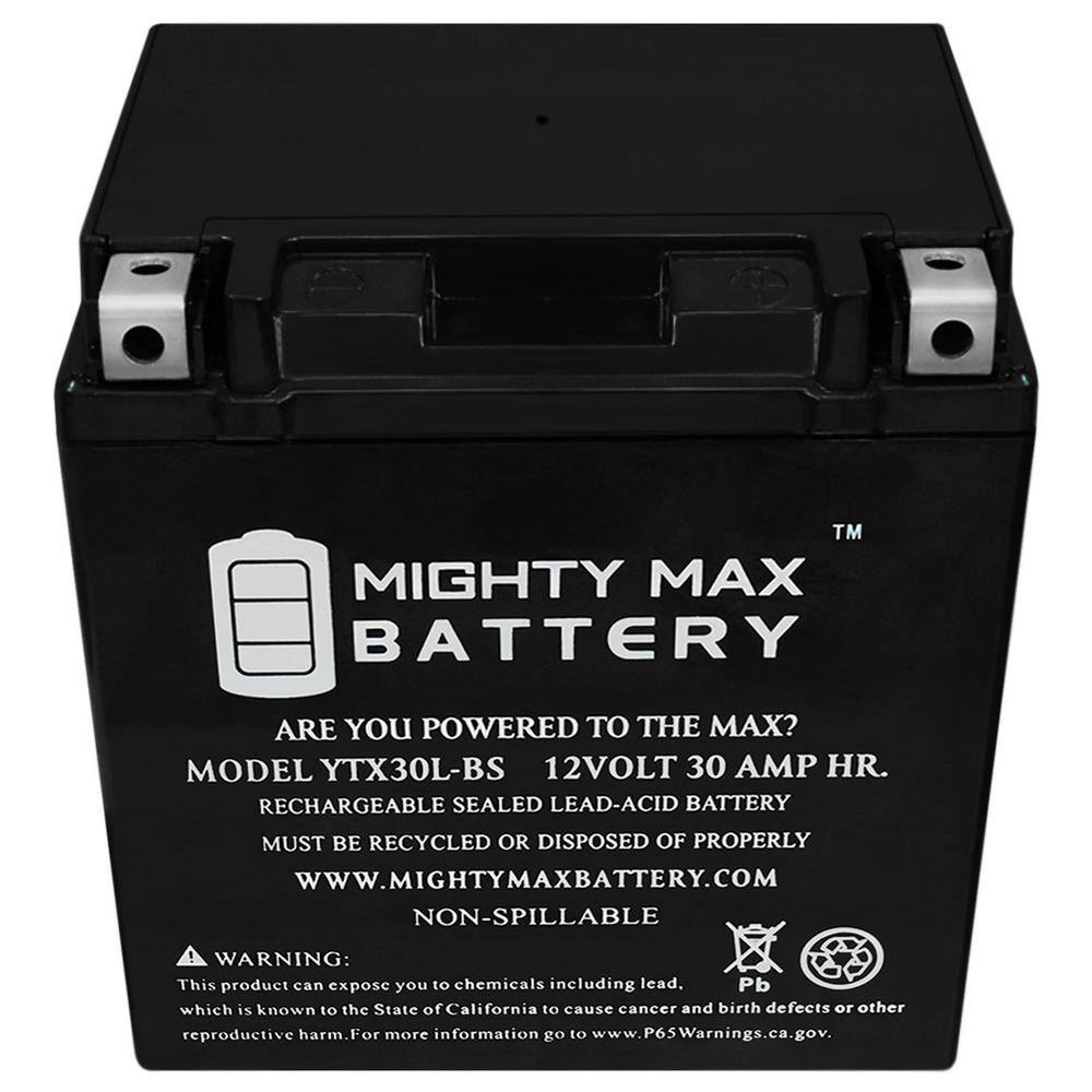 MIGHTY MAX BATTERY YTX30L-BS Battery for Polaris Sportsman 500 600 700 800 850 MAX3469447