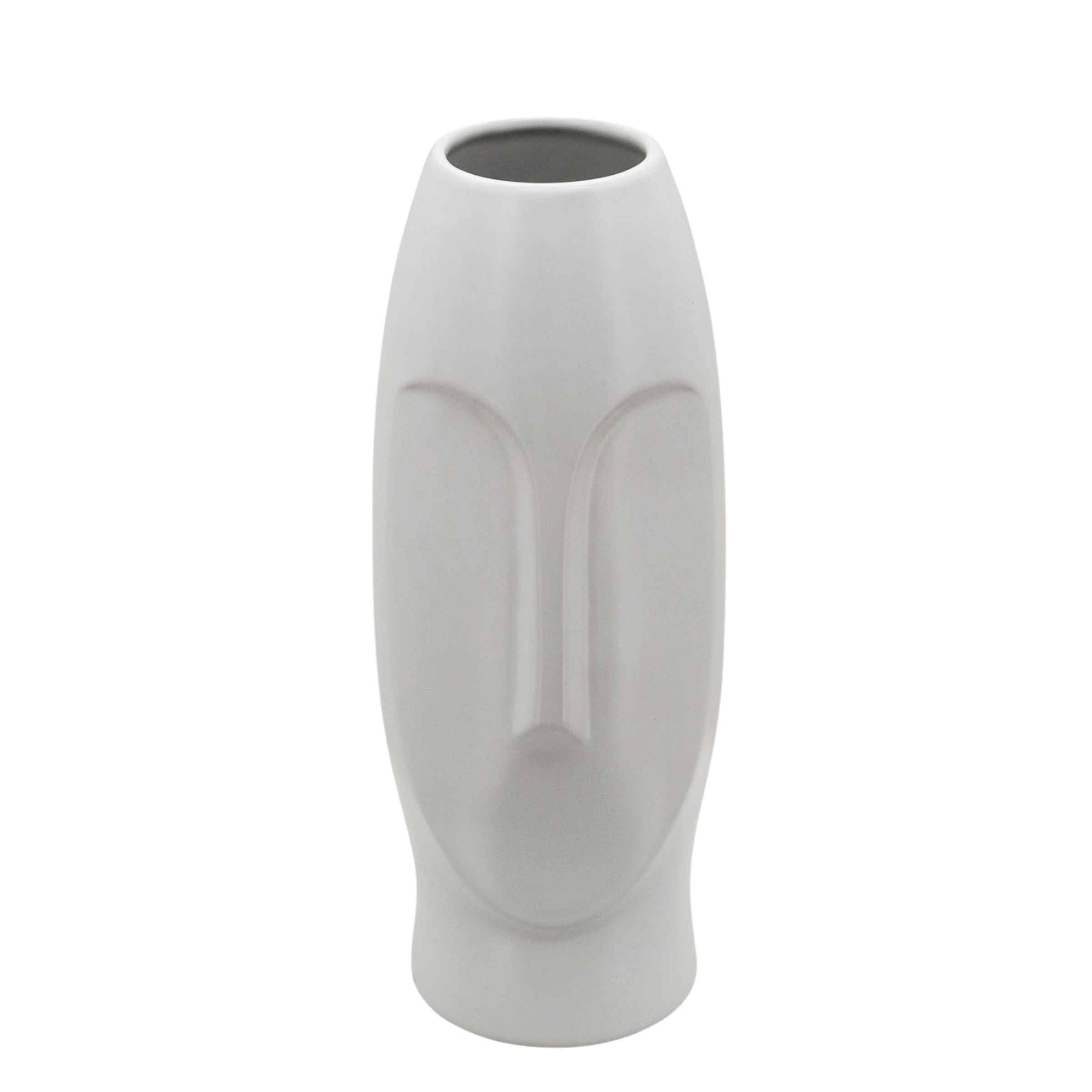 Face Vase 33 Cm - White 15763-01