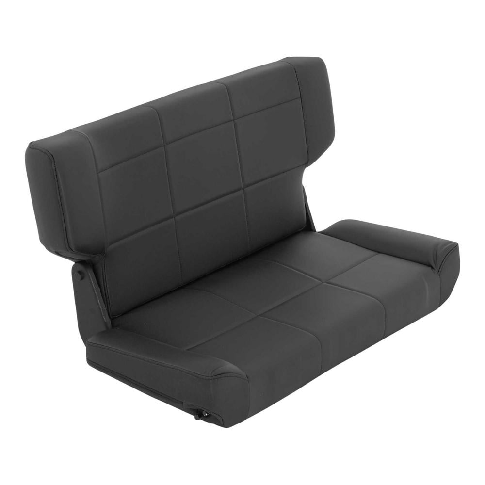 Smittybilt Fold and Tumble Rear Seat (Black) - 41515