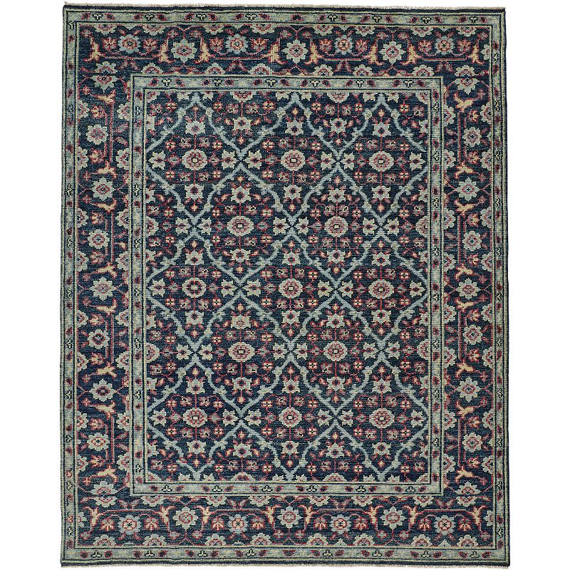 Weave and Wander Bashyr Blue Area Rug