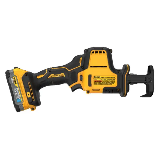 DEWALT ATOMIC 20V MAX* Cordless One-Handed Reciprocating Saw Kit with POWERSTACK Battery