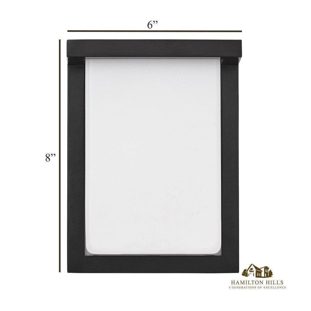 Flush Mount Modern Outdoor Wall Sconce