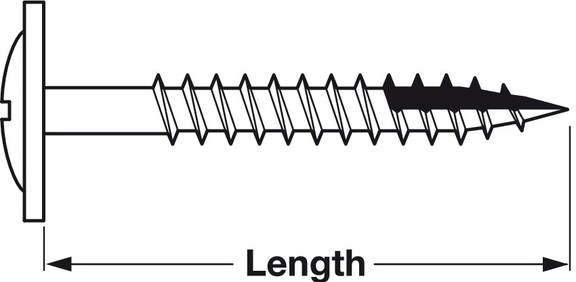 Hafele Truss Head Screw