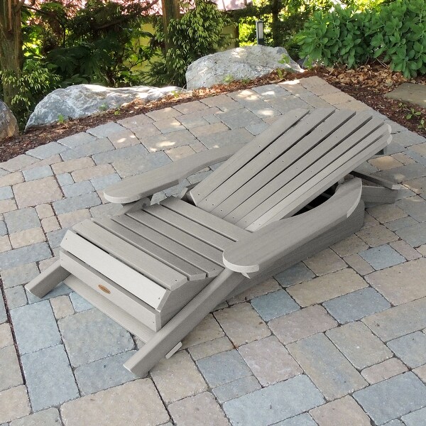 Ecofriendly KingSize Folding and Reclining Adirondack Chair