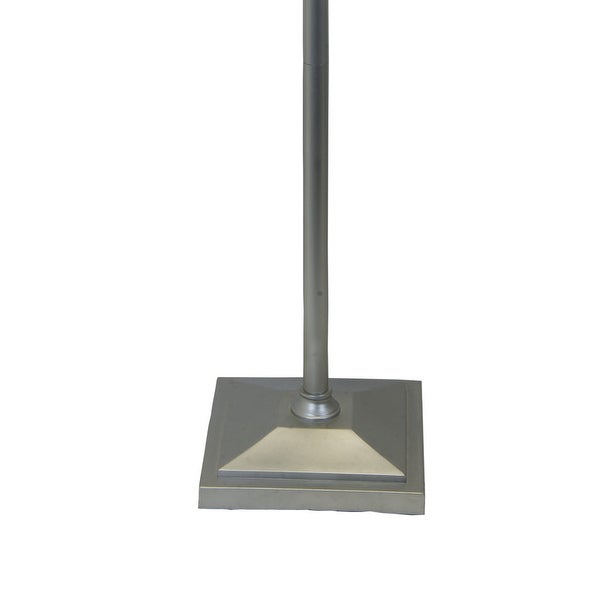 Mack Rose  Floor Lamp - Silver