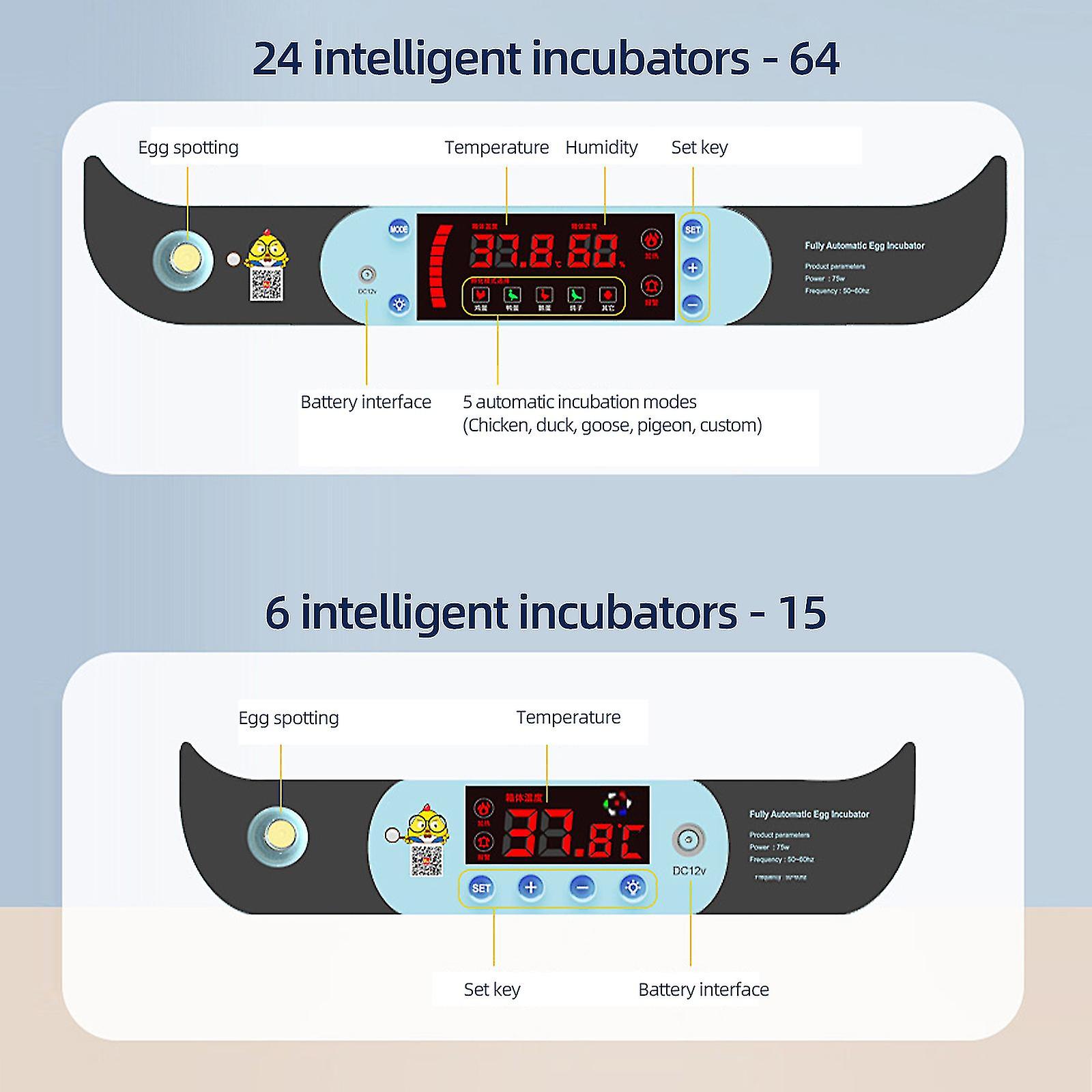 Egg Intor With Humidity Display， Egg R， Automatic Egg Turner， For Hatng Ckens