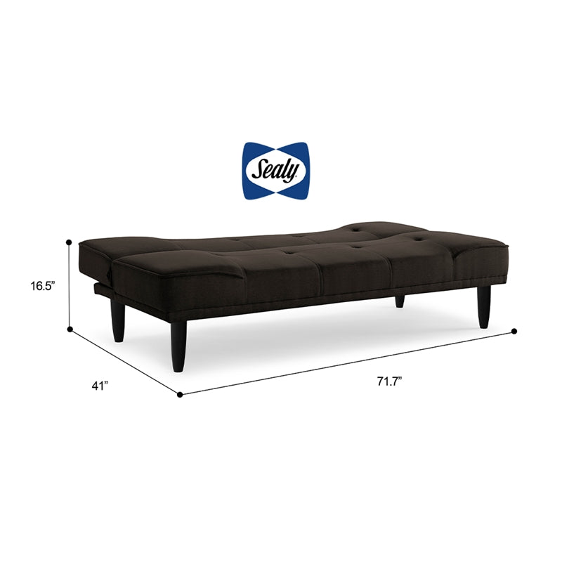 Miami Sofa Convertible in Heavenly Midnight by Sealy Sofa Convertibles