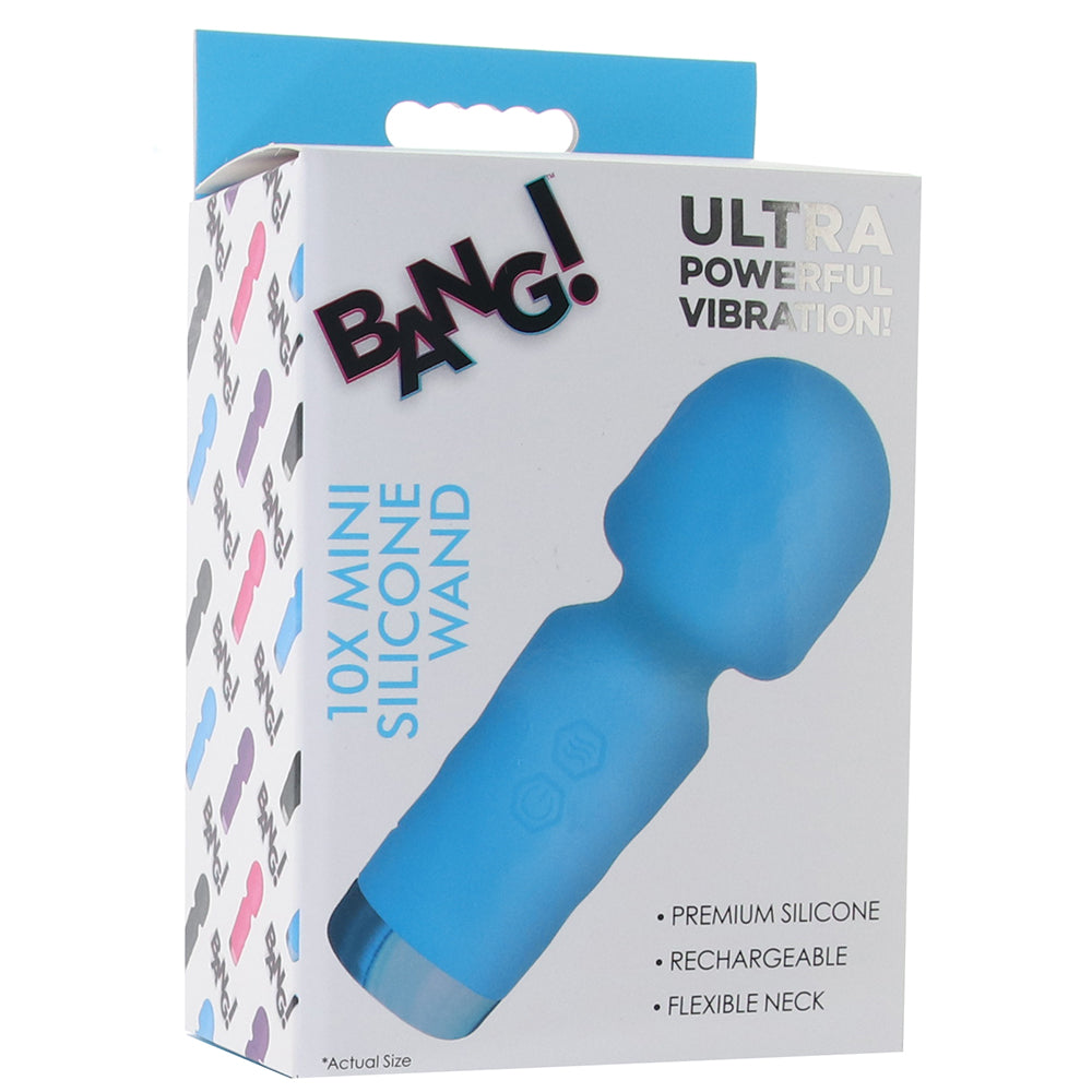 Bang! Mini Silicone Wand in Blue